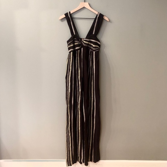 Free People • Breezin’ Through Stripe Jumpsuit - Picture 3 of 7